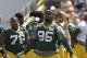Green Bay Packers Datone Jones during an NFL football mini camp practice Tuesday, June. 17, 2014, in Green Bay, Wis. (AP Photo/Mike Roemer)