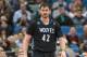 Mar 5, 2014; Minneapolis, MN, USA; Minnesota Timberwolves forward Kevin Love (42) carries the ball in the second quarter against the New York Knicks at Target Center. Mandatory Credit: Brad Rempel-USA TODAY Sports