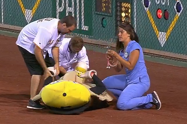 Cheese Chester Placed on DL After Breaking Foot During Pierogi Race, News,  Scores, Highlights, Stats, and Rumors