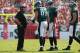 Oct 13, 2013; Tampa, FL, USA; Philadelphia Eagles head coach Chip Kelly talks with tight end Brent Celek (87) and quarterback Nick Foles (9) against the Tampa Bay Buccaneers during the second half at Raymond James Stadium. Philadelphia Eagles defeated the Tampa Bay Buccaneers 31-20. Mandatory Credit: Kim Klement-USA TODAY Sports