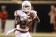 Texas running back Joe Bergeron (24) carries against Oklahoma State during an NCAA college football game in Stillwater, Okla., Saturday, Sept. 29, 2012. (AP Photo/Sue Ogrocki)