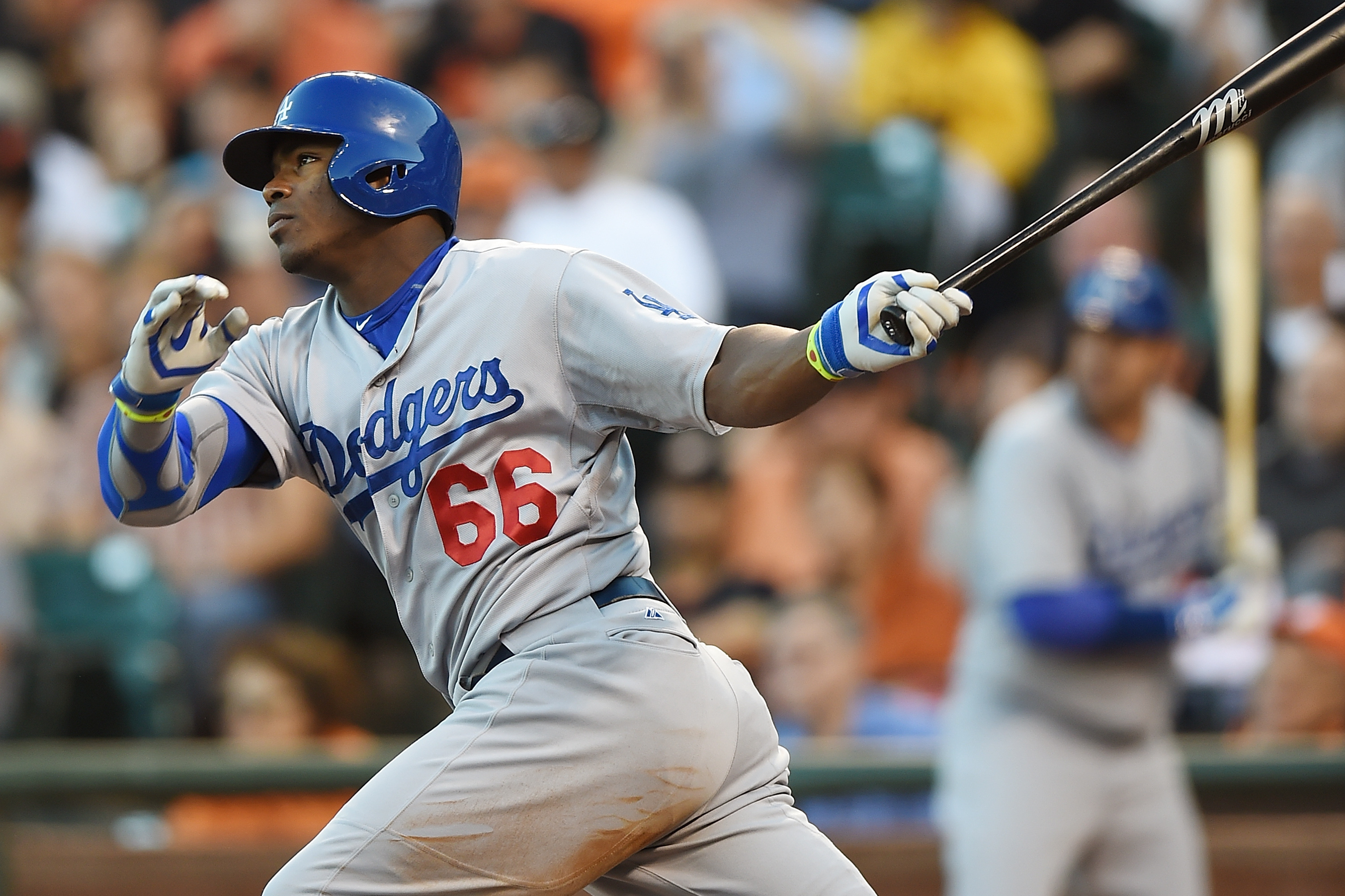 Yasiel Puig Game-Used Jersey - 9/24/19 @ CWS (3-3, 2 Doubles)