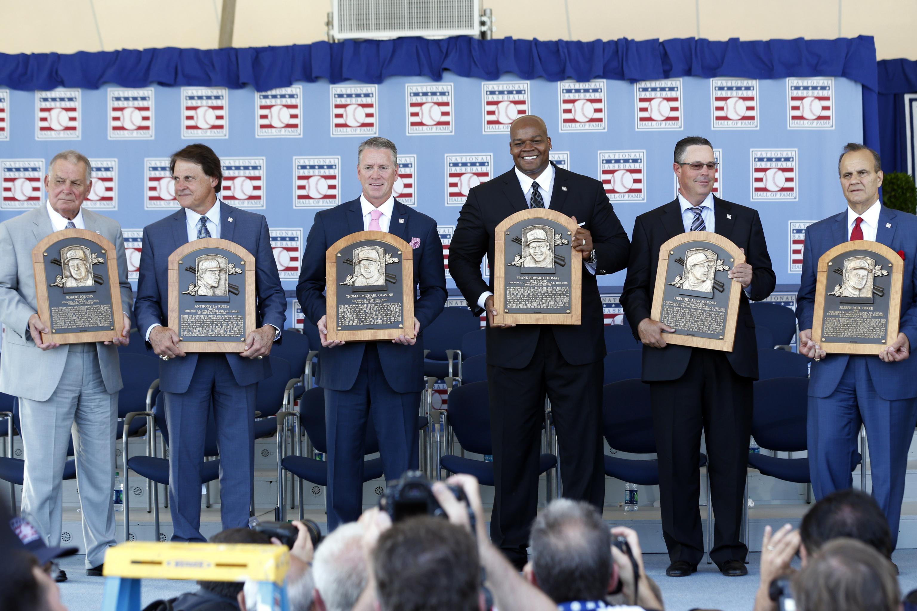 This Day in Braves History: Greg Maddux, Tom Glavine and Bobby Cox enter  the Hall of Fame - Battery Power