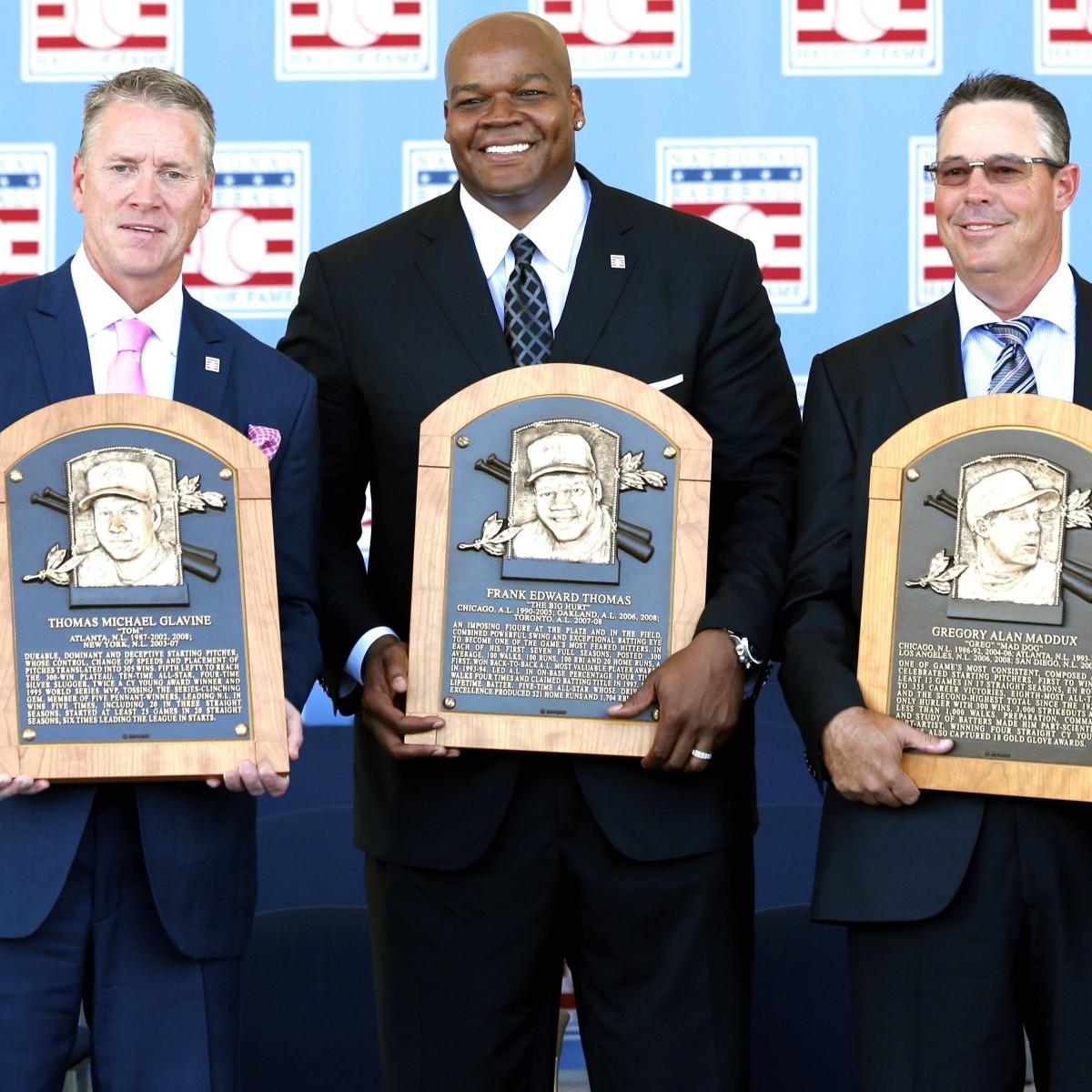 Baseball Hall Of Fame Induction Ceremony 2014 Speech Highlights And Recap Bleacher Report