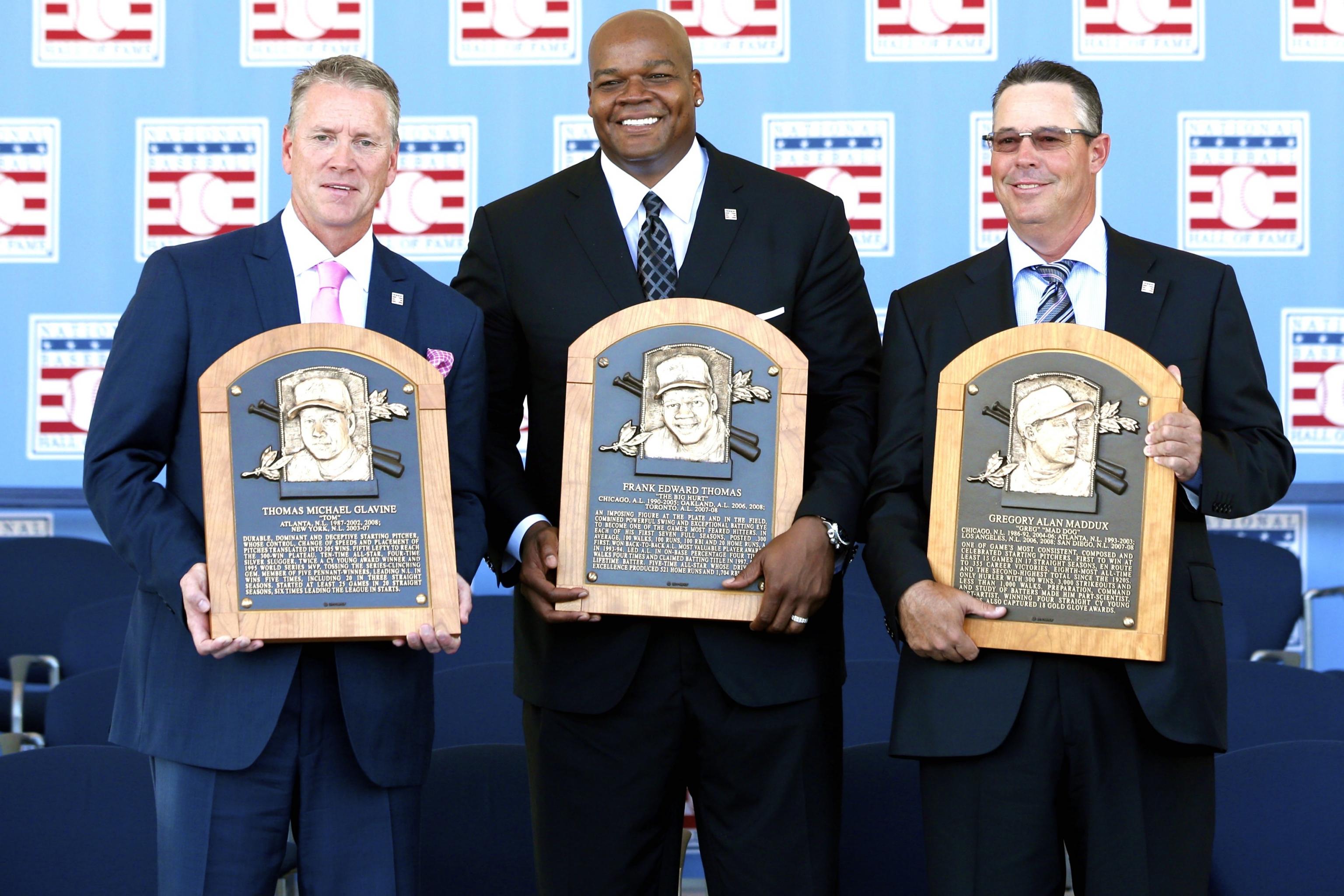 Maddux, Cox come together for Hall of Fame tour
