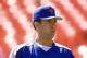 1989: Ron Darling of the New York Mets looks on during practice before a game in the 1989 season. ( Photo by: Otto Greule Jr/Getty Images)