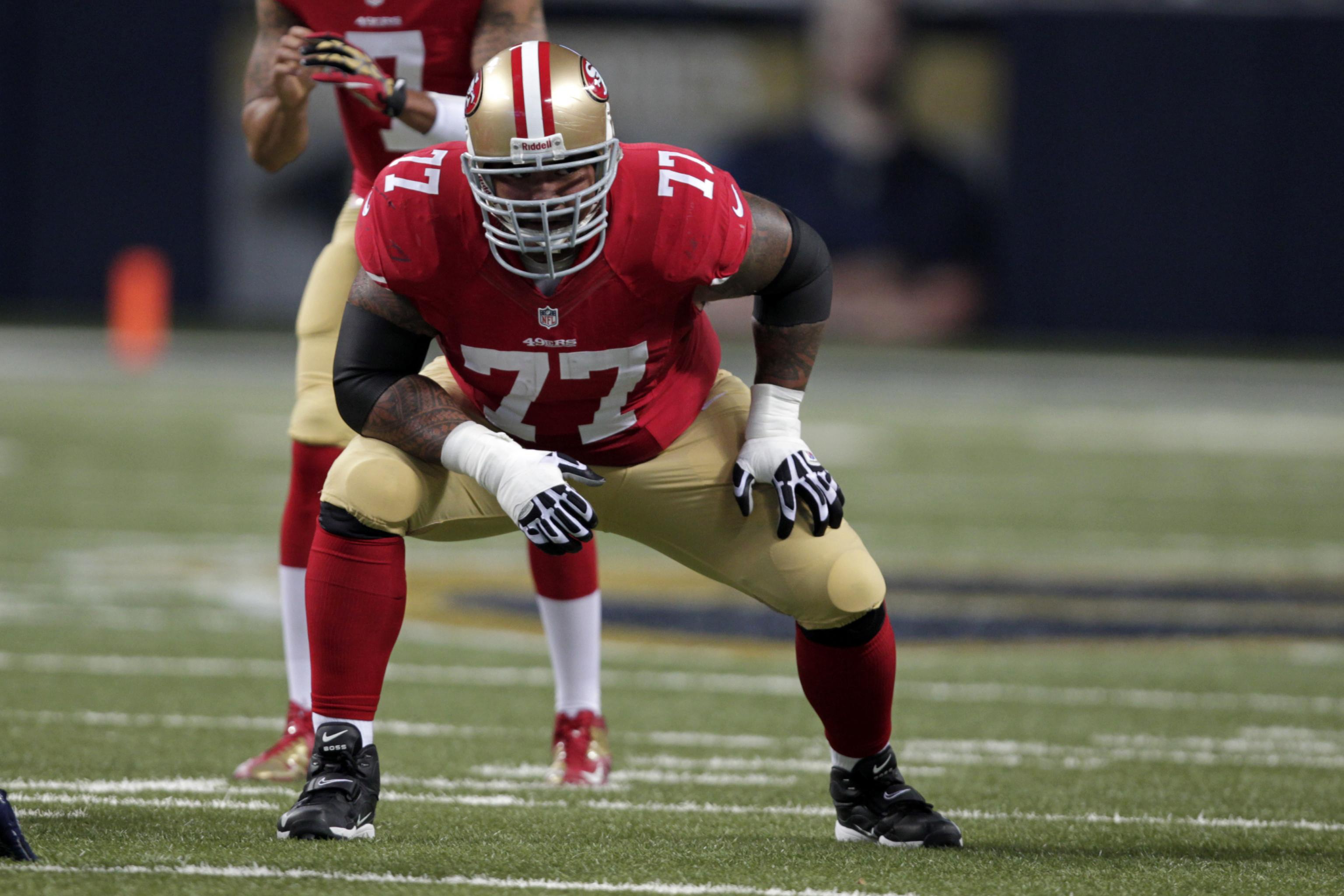 Alex Boone of San Francisco 49ers reports, may face move to right