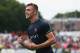 HOENSBROEK, NETHERLANDS - JULY 15: Calum Chambers of Southampton celebrates the second goal during the pre season friendly match between EHC Hoensbroek and Southampton at Sportpark De Dem on July 15, 2014 in Hoensbroek, Netherlands. (Photo by Christof Koepsel/Getty Images)