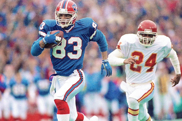 Andre Reed Buffalo Bills Unsigned 3rd Touchdown Celebration Photograph