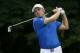 Jordan Spieth watches his drive on the 12th tee during the first round of the 2014 John Deere Classic golf tournament at TPC Deere Run in Silvis, Ill., Thursday, July 10, 2014. (AP Photo/Charles Rex Arbogast)