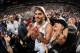 SAN ANTONIO, TX - JUNE 15: Tony Parker #9 of the San Antonio Spurs celebrates after the San Antonio Spurs victory in Game Five and winning the 2014 NBA Finals between the Miami Heat and San Antonio Spurs at AT&T Center on June 15, 2014 in San Antonio, Texas. NOTE TO USER: User expressly acknowledges and agrees that, by downloading and/or using this photograph, user is consenting to the terms and conditions of the Getty Images License Agreement. Mandatory Copyright Notice: Copyright 2014 NBAE (Photo by Andrew D Bernstein/NBAE via Getty Images)