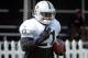 Jul 28, 2014; Napa, CA, USA; Oakland Raiders running back Maurice Jones-Drew (21) at training camp at Napa Valley Marriott. Mandatory Credit: Kirby Lee-USA TODAY Sports
