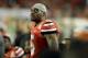 Ohio State quarterback Braxton Miller (5) watches from the sideline during the second half of the Orange Bowl NCAA college football game, Friday, Jan. 3, 2014, in Miami Gardens, Fla. Clemson defeated Ohio State 40-35. (AP Photo/Wilfredo Lee)