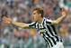 Juventus forward Fernando Llorente, of Spain, celebrates after scoring during a Serie A soccer match between Juventus and Livorno at the Juventus stadium, in Turin, Italy, Monday, April 7, 2014. (AP Photo/Massimo Pinca)