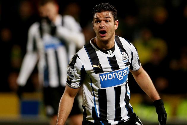 NORWICH, ENGLAND - JANUARY 28: Hatem Ben Arfa of Newcastle during the Barclays Premier League match between Norwich City and Newcastle United at Carrow Road on January 28, 2014 in Norwich, England. (Photo by Scott Heavey/Getty Images)