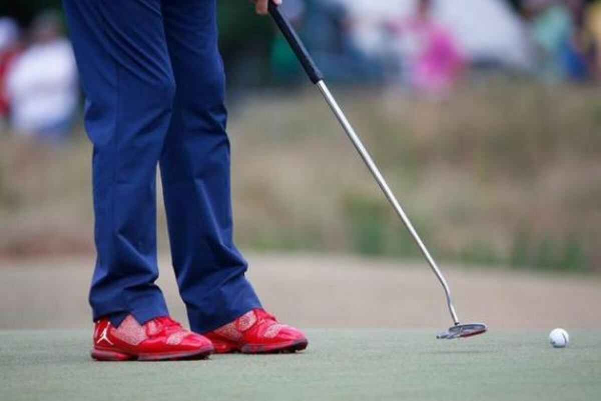 keegan bradley air jordan golf shoes