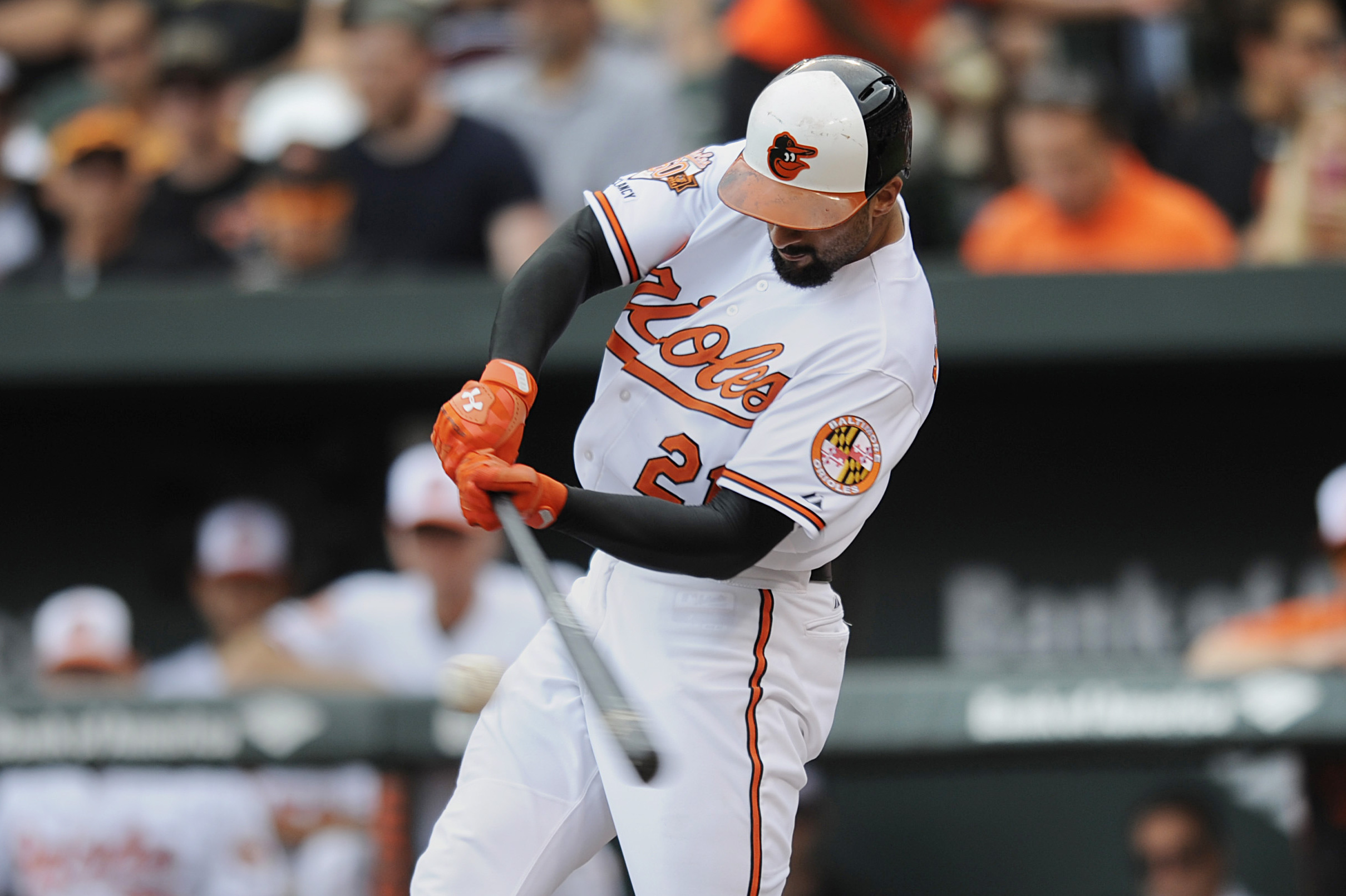 Nick Markakis records 500th double of his career - Battery Power