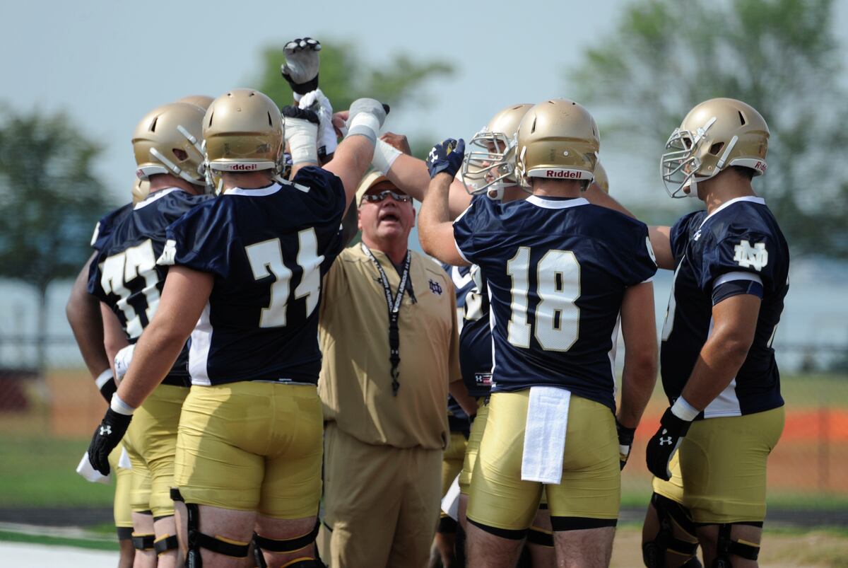 Notre Dame Football Week 1 Fall Camp Stock Report Bleacher Report