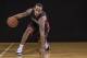 TARRYTOWN, NY - AUGUST 03: Shabazz Napier #13 of the Miami Heat poses for a portrait during the 2014 NBA rookie photo shoot at MSG Training Center on August 3, 2014 in Tarrytown, New York. NOTE TO USER: User expressly acknowledges and agrees that, by downloading and or using this photograph, User is consenting to the terms and conditions of the Getty Images License Agreement. (Photo by Nick Laham/Getty Images)