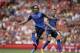 AS Monaco's Radamel Falcao shouts for the ball during the Emirates Cup soccer match between AS Monaco and Valencia at Arsenal's Emirates Stadium in London, Saturday, Aug. 2, 2014. (AP Photo/Matt Dunham)