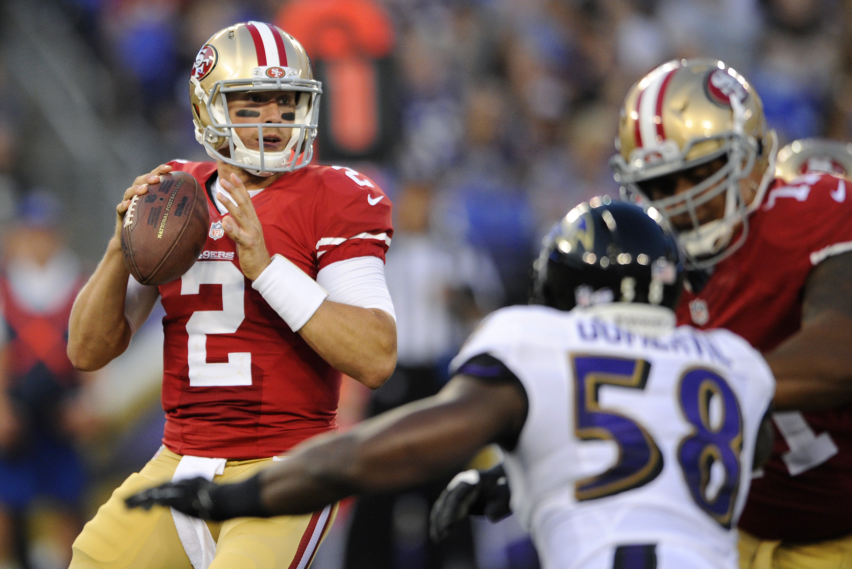 Blaine Gabbert has steady night in push for 49ers' starting job