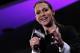 Stephanie McMahon speaks during a news conference before Wrestlemania XXX at the Mercedes-Benz Super Dome in New Orleans on Sunday, April 6, 2014. (Jonathan Bachman/AP Images for WWE)