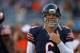 CHICAGO, IL - AUGUST 08: Jay Cutler #6 of the Chicago Bears participates in warm-ups before taking on the Philadelphia Eagles during a preseason game at Soldier Field on August 8, 2014 in Chicago, Illinois. (Photo by Jonathan Daniel/Getty Images)