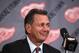 Detroit Red Wings general manager Ken Holland is seen at a news conference in Detroit after Mike Modano is introduced as a Red Wing, Friday, Aug. 6, 2010. (AP Photo/Carlos Osorio)
