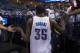 OKLAHOMA CITY, OK - MAY 31: Kevin Durant #35 of the Oklahoma City Thunder walks off the court after Game 6 of the Western Conference Finals against the San Antonio Spurs during the 2014 NBA Playoffs at the Chesapeake Arena on May 31, 2014 in Oklahoma City, Oklahoma. NOTE TO USER: User expressly acknowledges and agrees that, by downloading and/or using this photograph, user is consenting to the terms and conditions of the Getty Images License Agreement. Mandatory Copyright Notice: Copyright 2014 NBAE (Photo by Richard Rowe/NBAE via Getty Images)