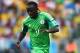 CURITIBA, BRAZIL - JUNE 16: Victor Moses of Nigeria controls the ball during the 2014 FIFA World Cup Brazil Group F match between Iran and Nigeria at Arena da Baixada on June 16, 2014 in Curitiba, Brazil. (Photo by Clive Rose/Getty Images)