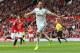 MANCHESTER, ENGLAND - AUGUST 16: Gylfi Sigurdsson of Swansea City celebrates scoring his team's second goal during the Barclays Premier League match between Manchester United and Swansea City at Old Trafford on August 16, 2014 in Manchester, England. (Photo by Alex Livesey/Getty Images)