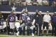 Dallas Cowboys wide receiver Dez Bryant (88) makes a catch against Baltimore Ravens cornerback Jimmy Smith (22) during the first half of an NFL preseason football game Saturday, Aug. 16, 2014, in Arlington, Texas. (AP Photo/Matt Strasen)