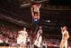 CHICAGO, IL - AUGUST 16: Anthony Davis #14 of the USA Basketball Men's National Team dunks during a game against the Brazil Basketball Men's National Team on August 16, 2014 at the United Center in Chicago, Illinois. NOTE TO USER: User expressly acknowledges and agrees that, by downloading and/or using this Photograph, user is consenting to the terms and conditions of the Getty Images License Agreement. Mandatory Copyright Notice: Copyright 2014 NBAE (Photo by Nathaniel S. Butler/NBAE via Getty Images)