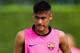 BARCELONA, SPAIN - AUGUST 17: Neymar looks on during a FC Barcelona training session at Ciutat Esportiva on August 17, 2014 in Barcelona, Spain. (Photo by Alex Caparros/Getty Images)