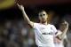 Valencia’s Paco Alcacer celebrates after scoring against Basel during the Europa League quarterfinal, second leg soccer match at the Mestalla stadium in Valencia, Spain, on Thursday, April 10, 2014. Valencia lost 3-0 in the first leg at Basel. (AP Photo/Alberto Saiz)
