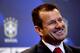 RIO DE JANEIRO, BRAZIL - JULY 22: Carlos Dunga is introduced as the new coach of the Brazilian national football team during a press conference at the Brazilian Football Confederation - CBF headquarters on July 22, 2014 in Rio de Janeiro, Brazil. (Photo by Buda Mendes/Getty Images)