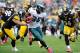 PITTSBURGH, PA - OCTOBER 07: LeSean McCoy #25 of the Philadelphia Eagles carries the ball during the third quarter against the Pittsburgh Steelers on October 7, 2012 at Heinz Field in Pittsburgh, Pennsylvania. Pittsburgh won the game 16-14. (Photo by Joe Sargent/Getty Images)