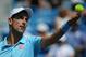 CINCINNATI, OH - AUGUST 14: Novak Djokovic of Serbia serves against Tommy Robredo of Spain during a match on day 6 of the Western & Southern Open at the Linder Family Tennis Center on August 14, 2014 in Cincinnati, Ohio. (Photo by Jonathan Moore/Getty Images)