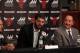 Nikola Mirotic (center) speaking at his introductory press conference.