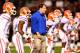 COLUMBIA, SC - NOVEMBER 16: Head coach Will Muschamp of the Florida Gators watches his team warm up before their game against the South Carolina Gamecocks at Williams-Brice Stadium on November 16, 2013 in Columbia, South Carolina. (Photo by Streeter Lecka/Getty Images)