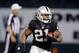 OAKLAND, CA - AUGUST 15: Maurice Jones-Drew #21 of the Oakland Raiders in action against the Detroit Lions during their preseason game at O.co Coliseum on August 15, 2014 in Oakland, California. (Photo by Ezra Shaw/Getty Images)