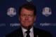 AUCHTERARDER, SCOTLAND - SEPTEMBER 24: Tom Watson, the American Ryder Cup team captain, addresses the asseembled media during The Ryder Cup Captains' Joint Press Conference at Gleneagles on September 24, 2013 in Auchterarder, Scotland. (Photo by Andrew Redington/Getty Images)