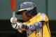Chicago's Brandon Green (14) drives in a run with a single off Las Vegas' Zach Hare in the fifth inning of a United States Championship game at the Little League World Series tournament in South Williamsport, Pa., Saturday, Aug. 23, 2014. Chicago won 7-5. (AP Photo/Gene J. Puskar
