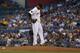 Pittsburgh Pirates starting pitcher Francisco Liriano kicks at the dirt after giving up a hit to Atlanta Braves' B.J. Upton in the fifth inning of the baseball game on Tuesday, Aug. 19, 2014, in Pittsburgh. (AP Photo/Keith Srakocic)