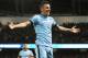 Manchester City's Stevan Jovetic celebrates after scoring his second goal against Liverpool during the English Premier League soccer match between Manchester City and Liverpool at the Etihad Stadium, in Manchester, England, Monday, Aug. 25, 2014. (AP Photo/Rui Vieira)