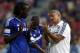 BANGKOK, THAILAND - JULY 17: Romelu Lukaku of Chelsea speaks with Jose Mourinho coach of Chelsea during the international friendly match between Chelsea FC and the Singha Thailand All-Star XI at the Rajamangala Stadium in Bangkok, Thailand on July 17, 2013 in Bangkok, Thailand. (Photo by Stanley Chou/Getty Images)