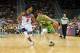 LAS PALMAS, GRAN CANARIA, SPAIN - AUGUST 26: Goran Dragic #11 of the Slovenia National Team drives against Derrick Rose #6 of the USA Men's National Team on August 26, 2014 at Gran Canaria Arena in Las Palmas, Gran Canaria, Spain. NOTE TO USER: User expressly acknowledges and agrees that, by downloading and or using this photograph, user is consenting to the terms and conditions of the Getty Images License Agreement. Mandatory Copyright Notice: Copyright 2014 NBAE (Photo by Joe Murphy/NBAE via Getty Images)