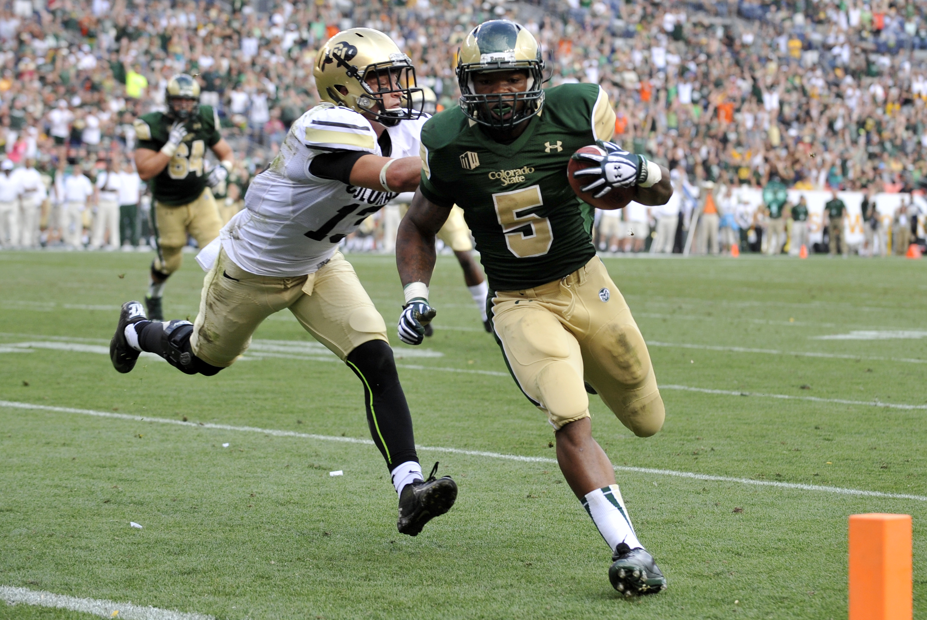 Men's Blue 84 Black Colorado Buffaloes vs. Colorado State Rams