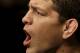 Nick Diaz, left, cheers on his brother Nate Diaz during a UFC lightweight mixed martial arts fight between Nate Diaz and Josh Thomson in San Jose, Calif., Saturday, April 20, 2013. Thomson won by technical knock out in the second round. (AP Photo/Jeff Chiu)