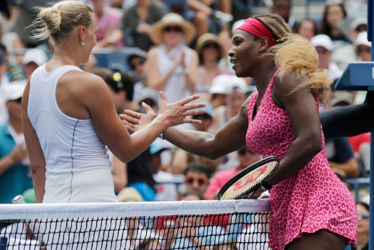 Serena Williams vs. Kaia Kanepi: Score and Recap from 2014 US Open | Bleacher Report | Latest ...